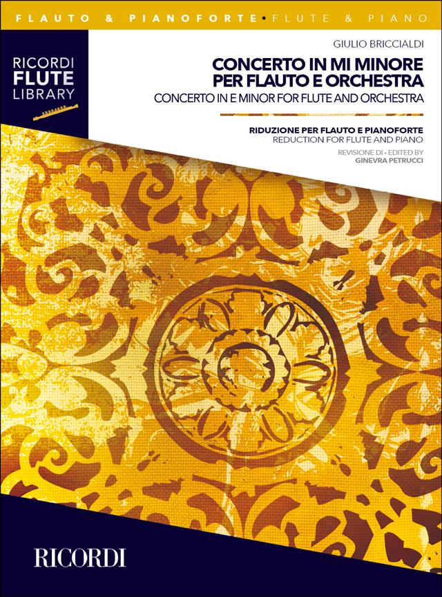 Concerto in mi minore per flauto e orchestra - Riduzione per flauto e pianoforte - revisione di Ginevra Petrucci - příčná flétna aklavír